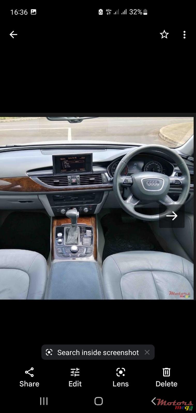 2012' Audi A6 With private number photo #2