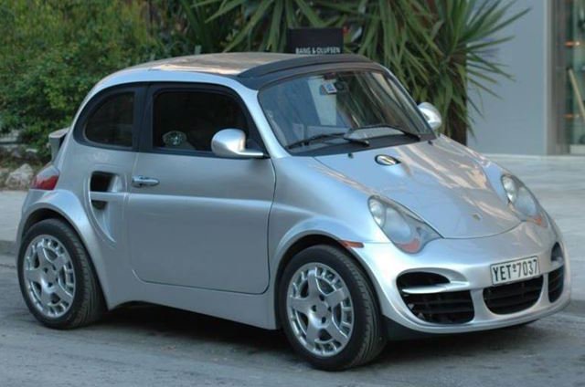 This Horribly Fake Porsche 911 Turbo Is Based On A Fiat 500