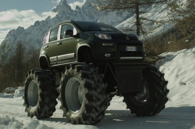 Fiat Panda Monster Truck Dubbed "Bigfoot"