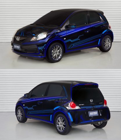 Honda Brio Day Life and Night Life Concepts Showcased in Thailand