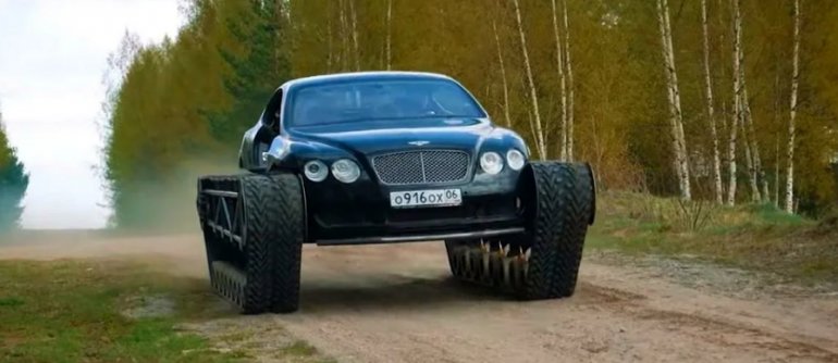 Bentley Continental GT On Tracks Is World's Most Luxurious Tank