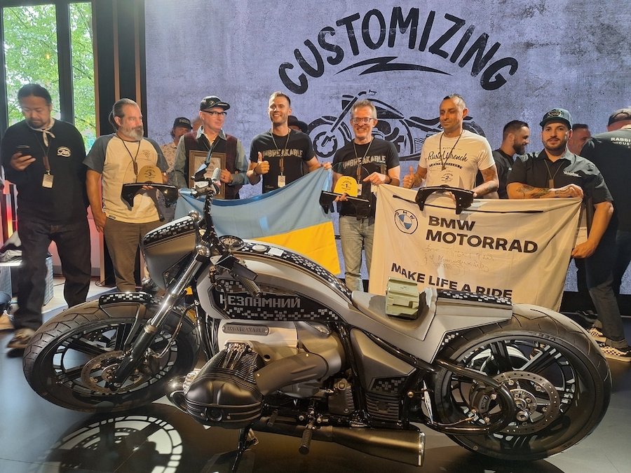 Une moto ukrainienne remporte le concours de customisation BMW