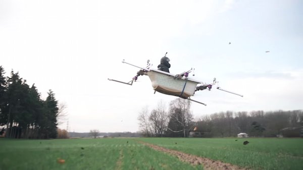 German brothers build drone from a bathtub