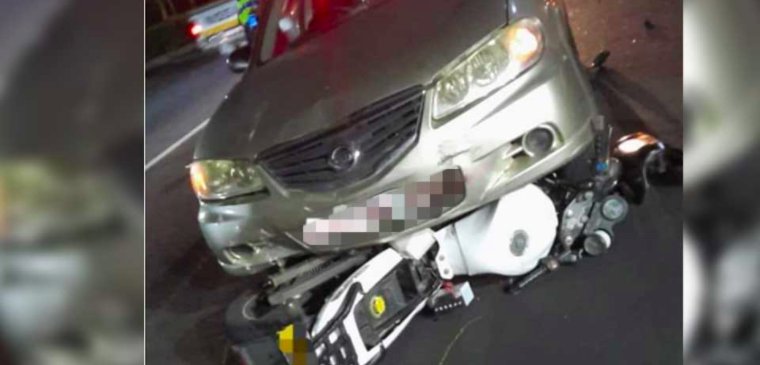 GRNO : collision entre une voiture et une moto