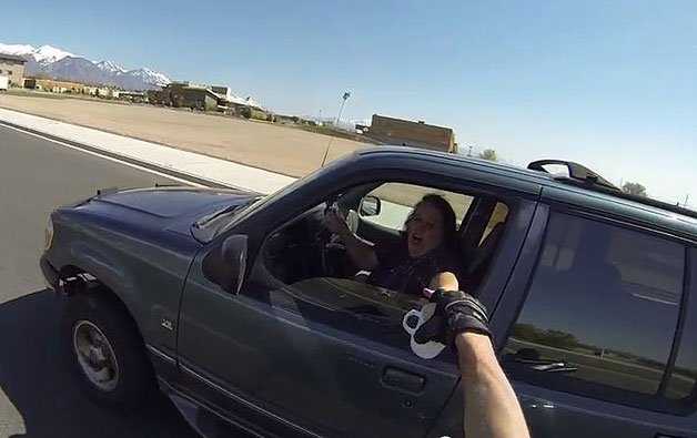 Watch a Motorcyclist Save a Coffee Cup from Certain death