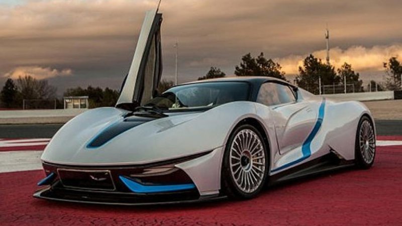 Leaked  Images Show Chinese Electric Supercar