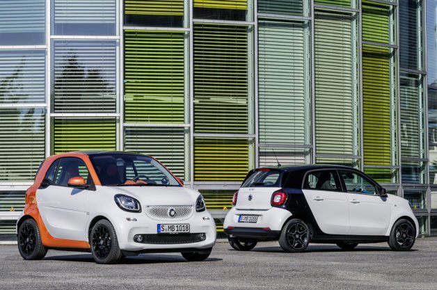Smart Fortwo, Forfour Reborn With Fresh Styling on New Platform 