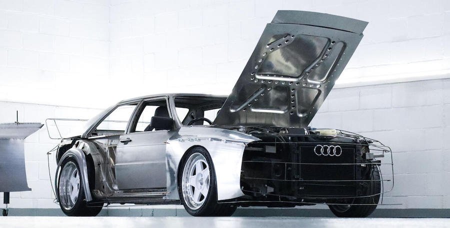 Legendary Audi Quattro reimagined with blown V8, manual 'box