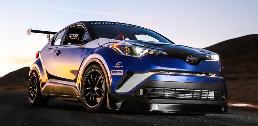 This Toyota C-HR achieves coolness thanks to 600 hp and a manual