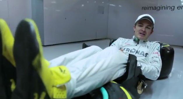 Nico Rosberg Explains F1 Cars' Unique Seating Position