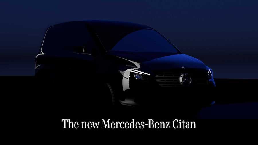 Mercedes Citan (2021) : Première Photo Teaser De L’utilitaire Allemand