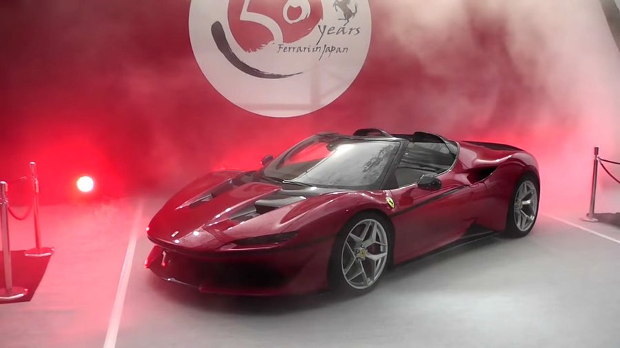 Watch Ferrari’s swanky J50 unveiling in Japan