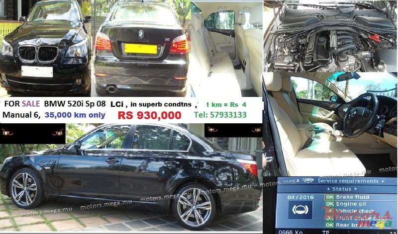 2008' BMW 520i LCI  photo #1