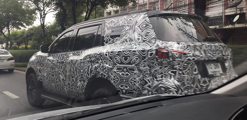 Nissan Terra (Toyota Fortuner challenger) continues testing in Thailand
