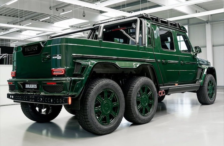 Brabus XLP 800 6x6 Adventure Opens the Regular Mercedes-AMG G 63 Hunting Season