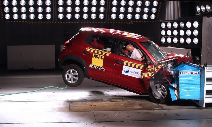Renault Kwid GNCAP crash test