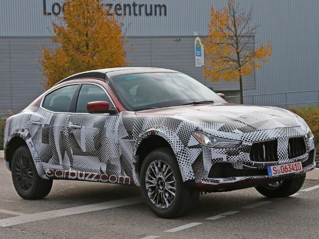 Maserati Levante Luxury SUV Spied Testing in Germany Ahead of 2015 Reveal