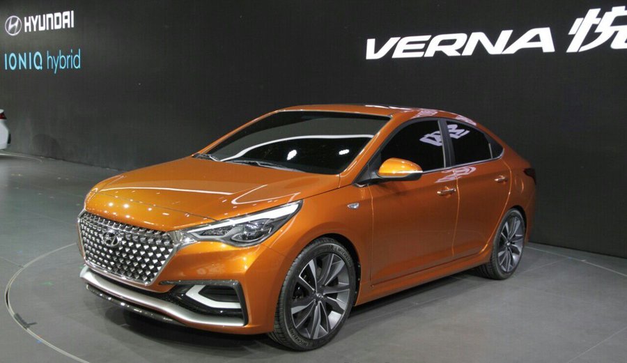 Next-Generation 2017 Hyundai Verna Concept – Auto China 2016