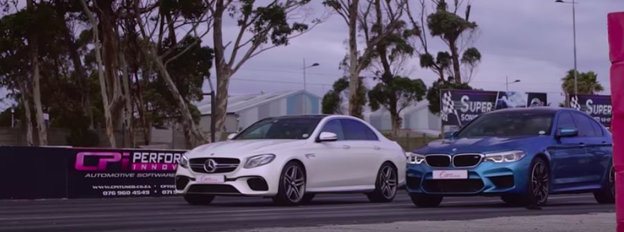 People Can’t Stop Drag Racing New Bmw M5 Against Amg E63 S