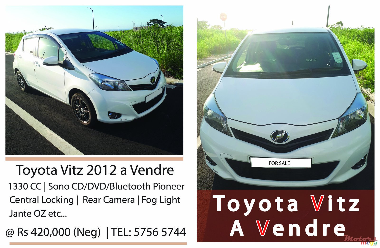 2012' Toyota Vitz photo #1