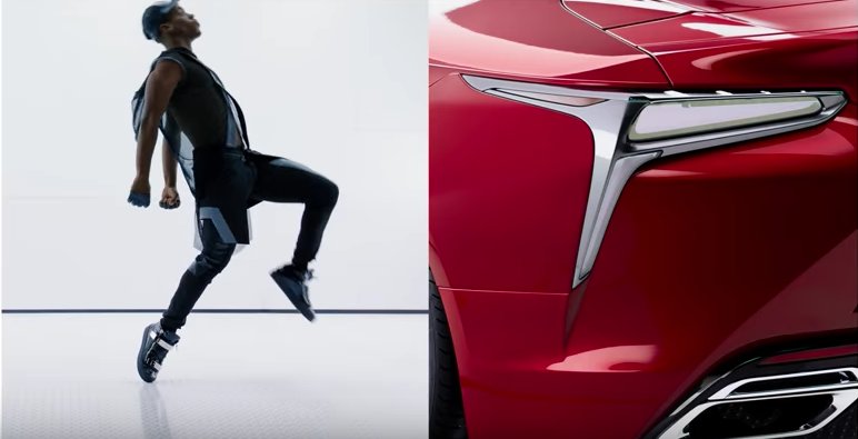 This Lexus LC Super Bowl ad is like a Sia music video with sweet wall dancing