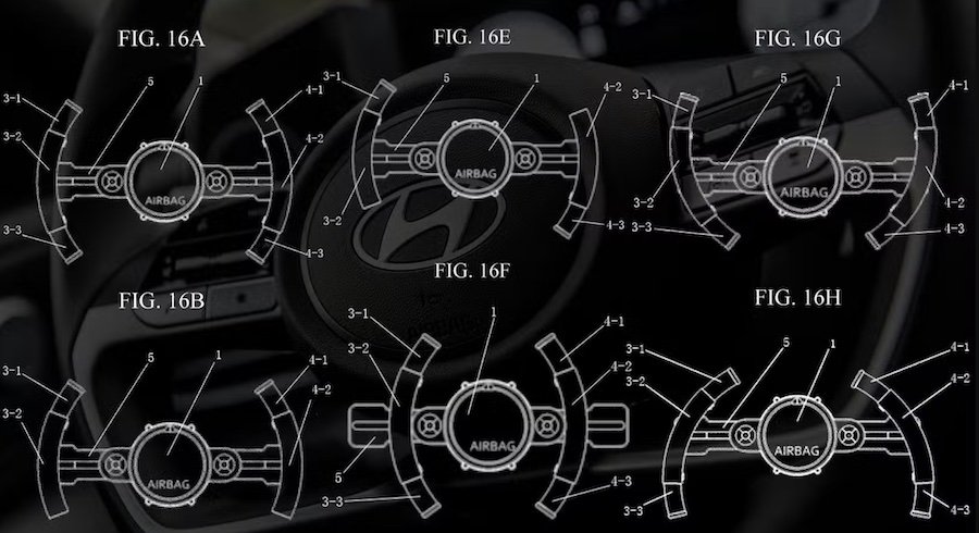 Hyundai Steering Wheel Patent