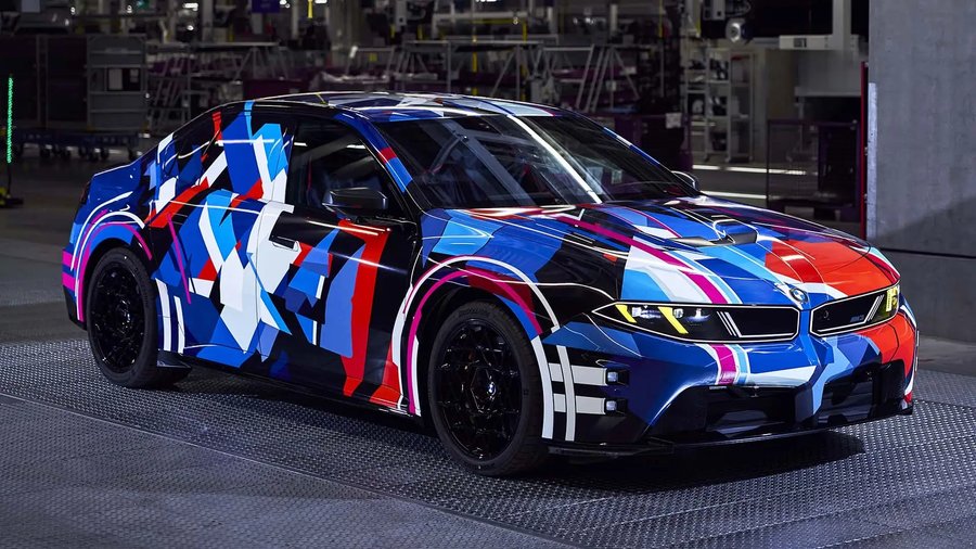 BMW M3 EV teaser