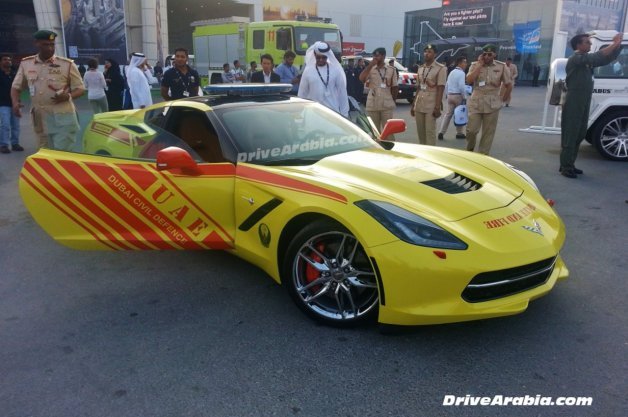 Dubai Fire Brigade Gets Corvette Stingray