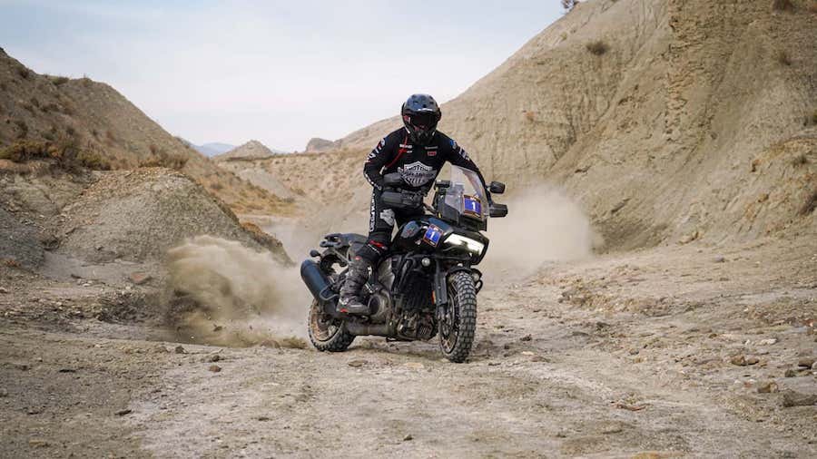A Harley-Davidson Pan America 1250 Is Running The 2023 Africa Eco Race