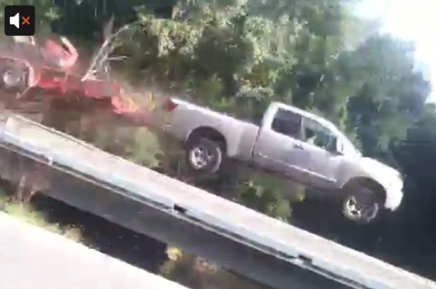 MI Man Injured In Crazy Nissan Titan Crash Caught On Video