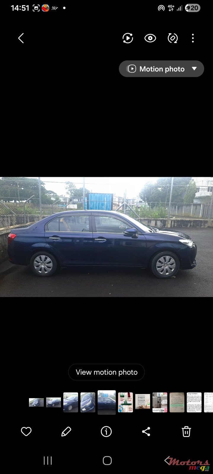 2016' Toyota Axio Grade G EZ photo #2