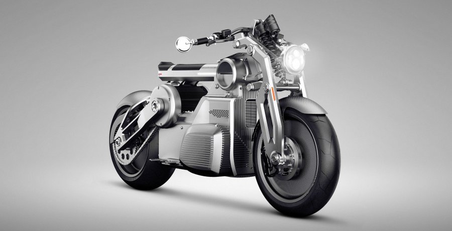 Curtiss Zeus is Judge Dredd's electric motorcycle