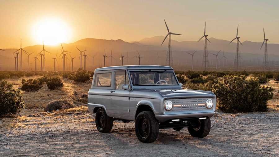 Classic Ford Bronco Converted To Electric Costs Almost $200,000