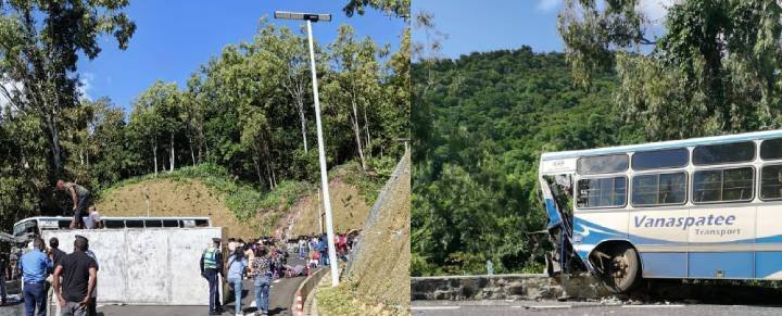 Accident Chamarel, 27.07.2023