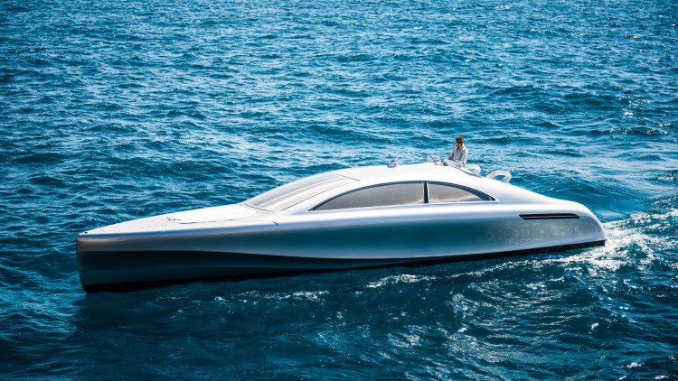 Mercedes-Designed Silver Arrow Motor Yacht Hits The Open Sea