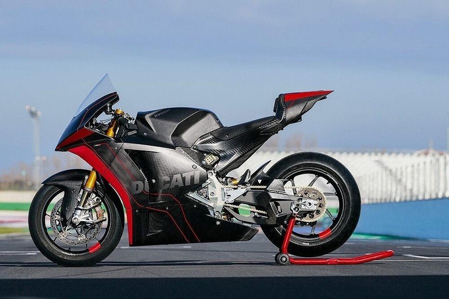 La moto électrique sportive Ducati déjà en piste