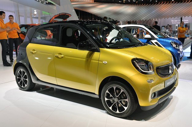 2016 Smart Fortwo and Forfour Show Their Smiling New Faces 