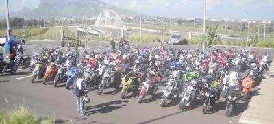 More than 100 Bikers at Octan Tour 2013