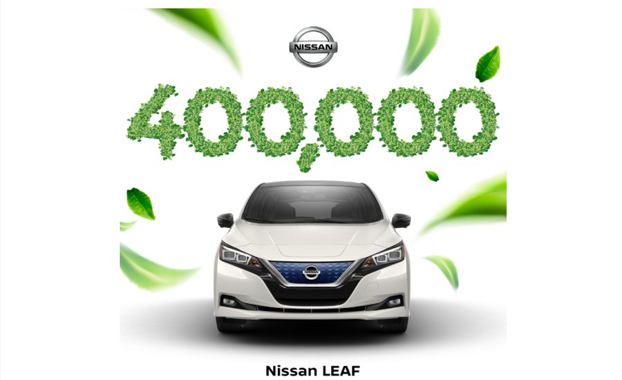 Nissan LEAF Becomes First Electric Car To Hit 400,000 Sales