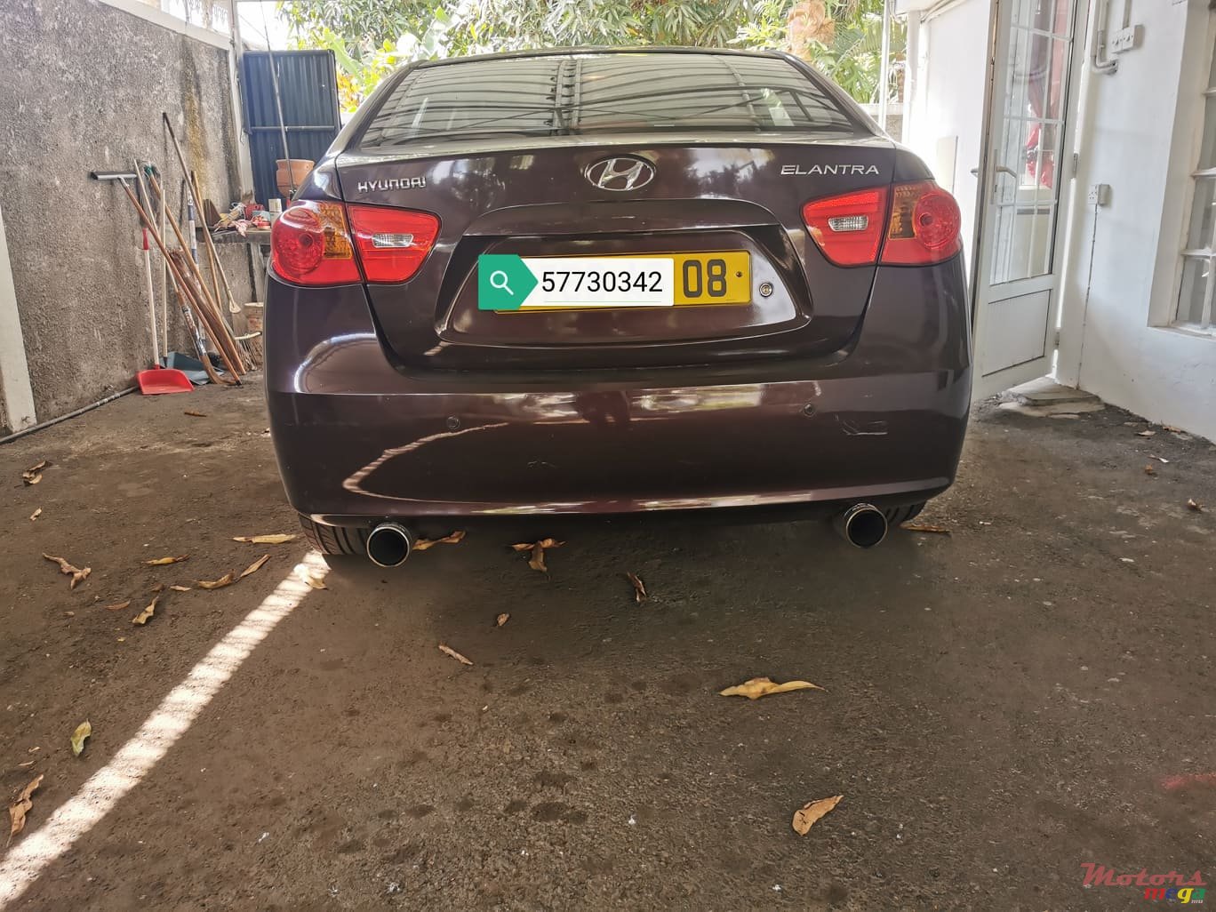 2008' Hyundai Elantra Remus double exhaust photo #6