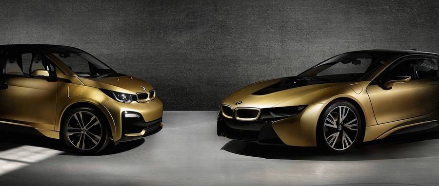 Flashy BMW i3 And i8 Starlight Edition Feature 24-Carat Gold Dust