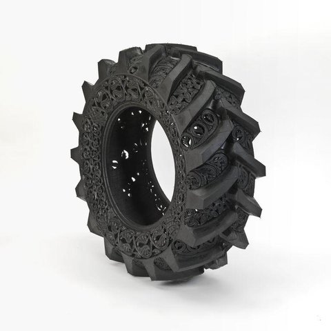 Wim Delvoye's carved tire art is steel-belted beauty