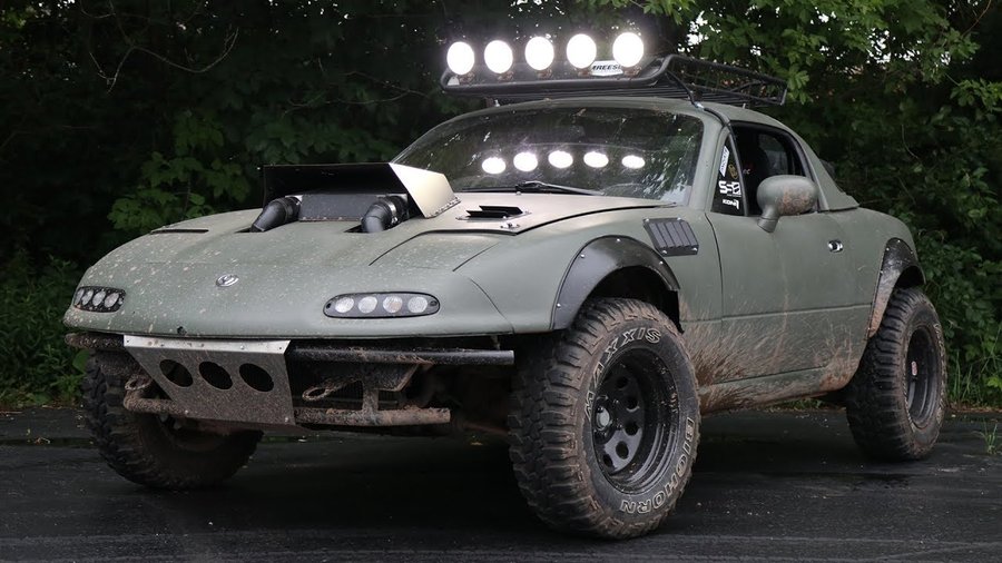 Watch MX-5 Miata Turn Into Lifted, Supercharged Off-Road Powerhouse