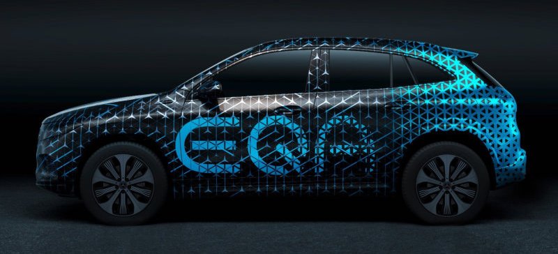 2021 Mercedes-Benz EQA production crossover teased