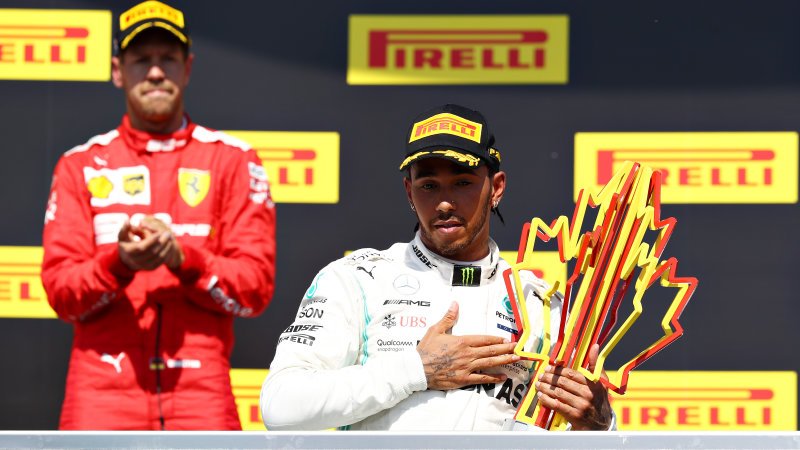 Lewis Hamilton takes win in Canada after controversial Vettel penalty