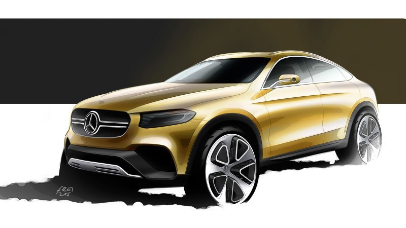 Mercedes Previews GLC Crossover Coupe Concept for Shanghai