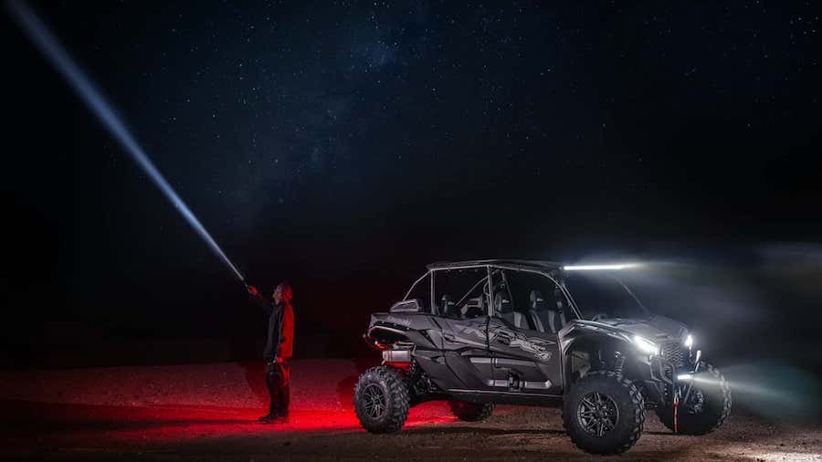 Kawasaki's New UTV Is a Murdered-Out Machine Meant for the Night