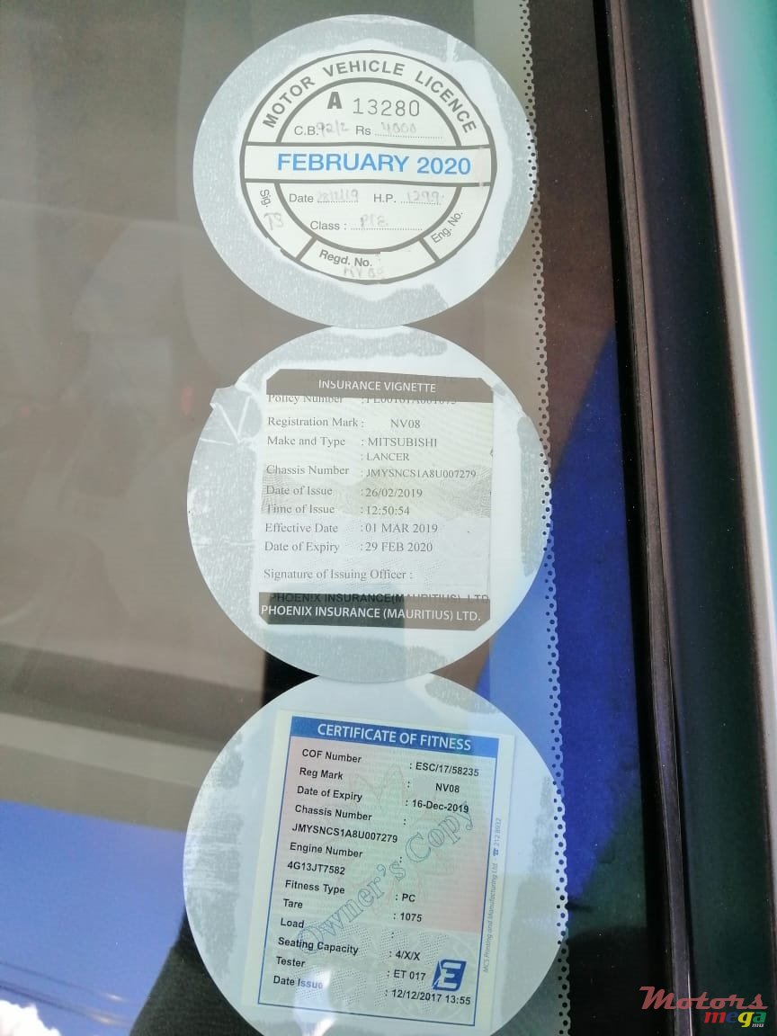2008' Mitsubishi Lancer GLX photo #7
