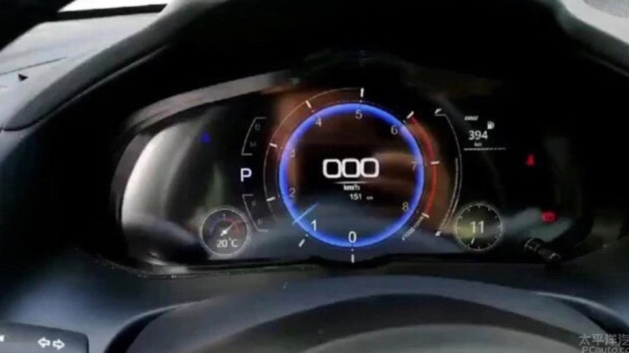 Leaked images show digital gauge cluster for Mazda3