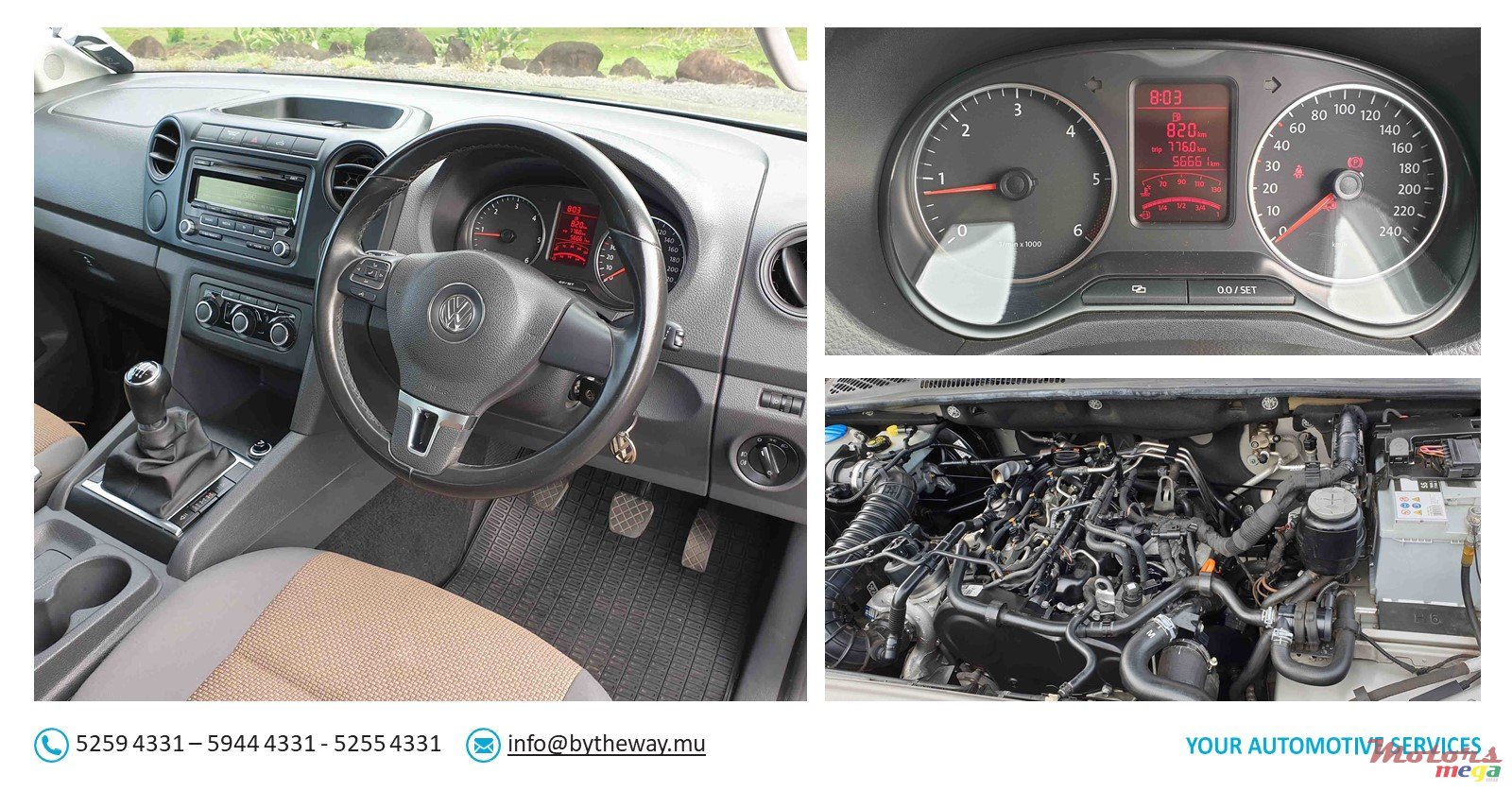 2016' Volkswagen Amarok BiTurbo 180hp for sale. Moka, Mauritius